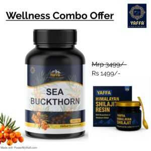Yaffa Wellness Combo – Himalayan Shilajit Resin + Sea Buckthorn Soft Gels
